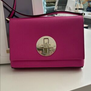 Barely worn Kate Spade fuchsia crossbody bag